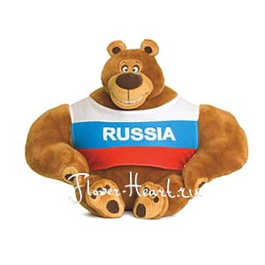 Медведь Ваня 38 см - Цветы с доставкой по Москве.